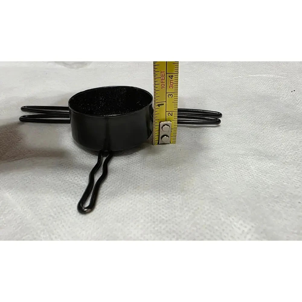 Pier 1 Vintage Black Wire Garden Tealight LED Votive Candle Holders - Set of 6